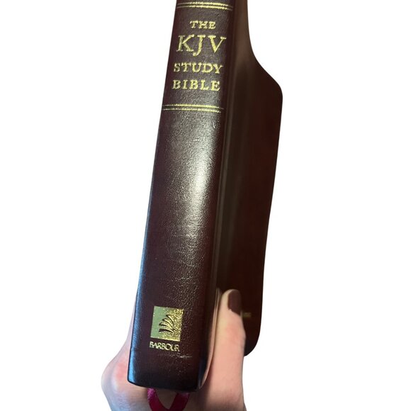The KJV Study Bible By Barbour Name Embossed - Picture 1 of 8